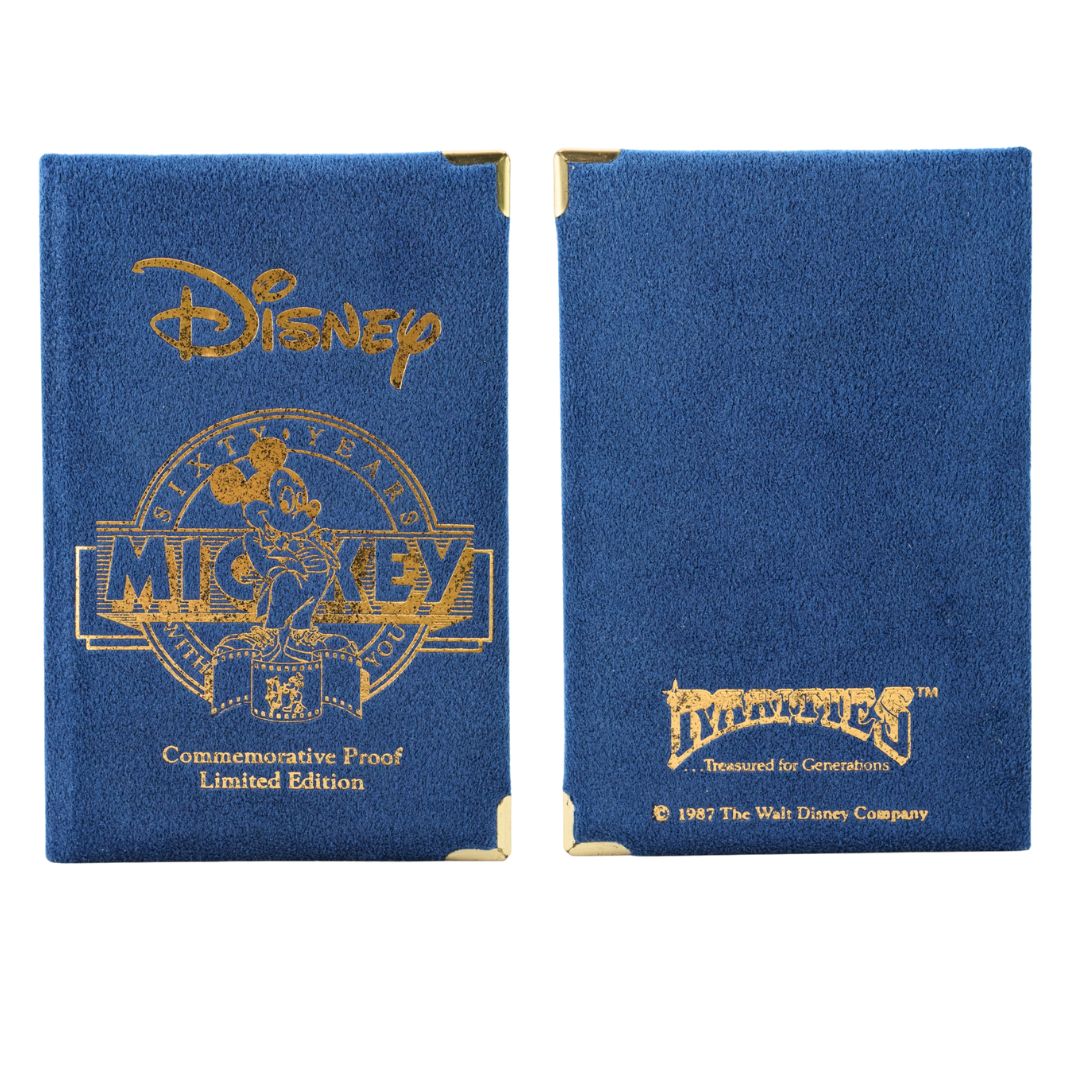 1988 Disney Mickey Mouse 60 Years With You 1oz .999 Silver Round