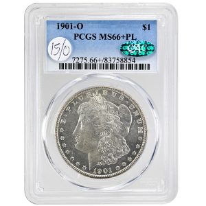 1901-O $1 Morgan Dollar Rare Coin PCGS MS66+PL CAC