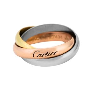 Cartier Trinity Classic 18K Three-Tone Gold Ring