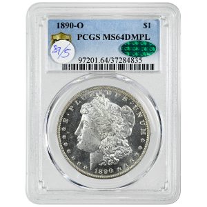 1890-O $1 Morgan Dollar Rare Coin PCGS MS64DMPL