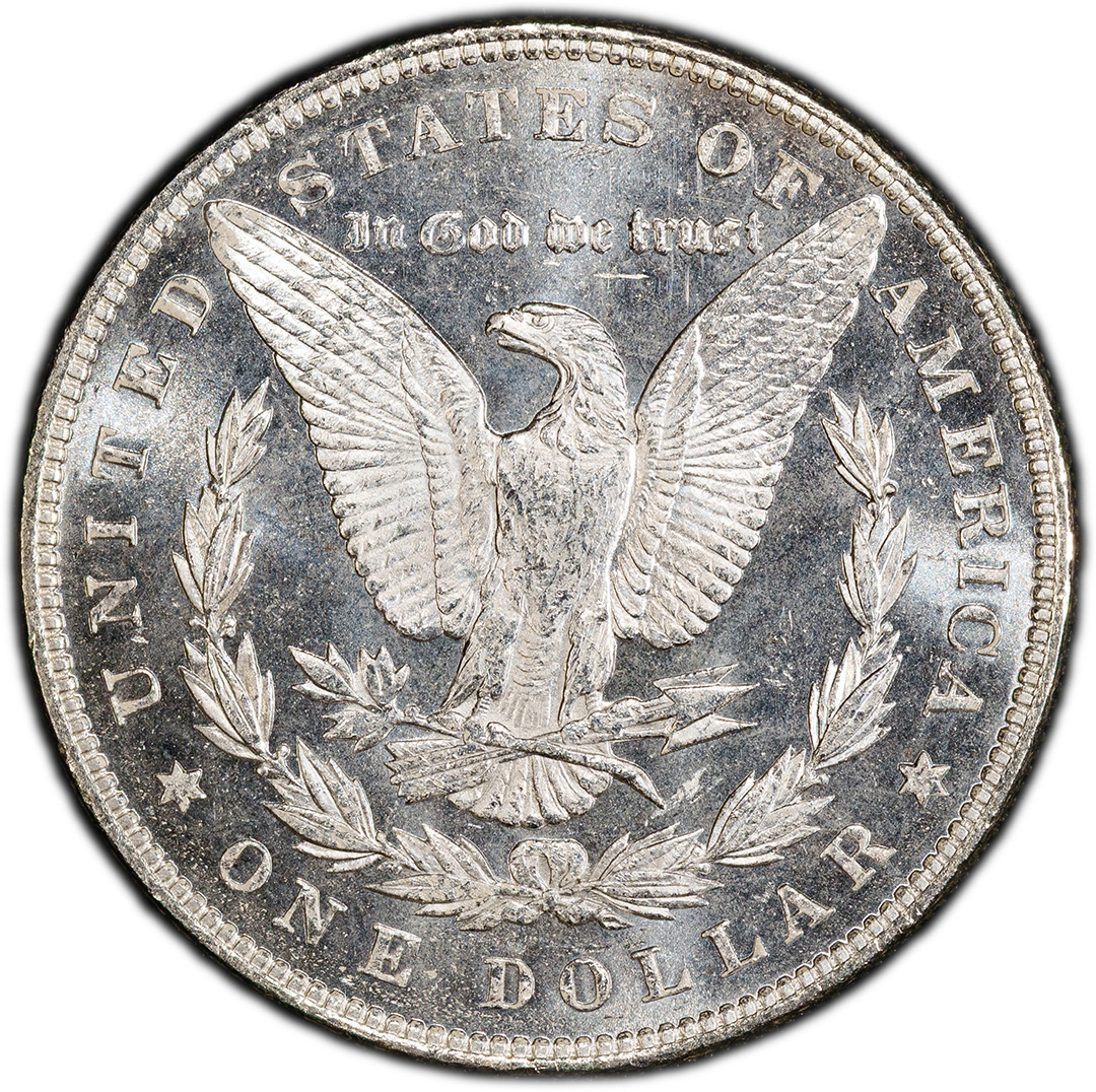 1887/6 $1 Morgan Dollar Rare Coin PCGS MS64+PL VAM 2 7/6