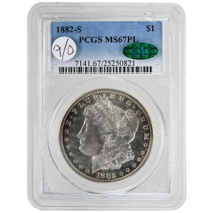 1882-S $1 Morgan Dollar Rare Coin PCGS MS67PL CAC