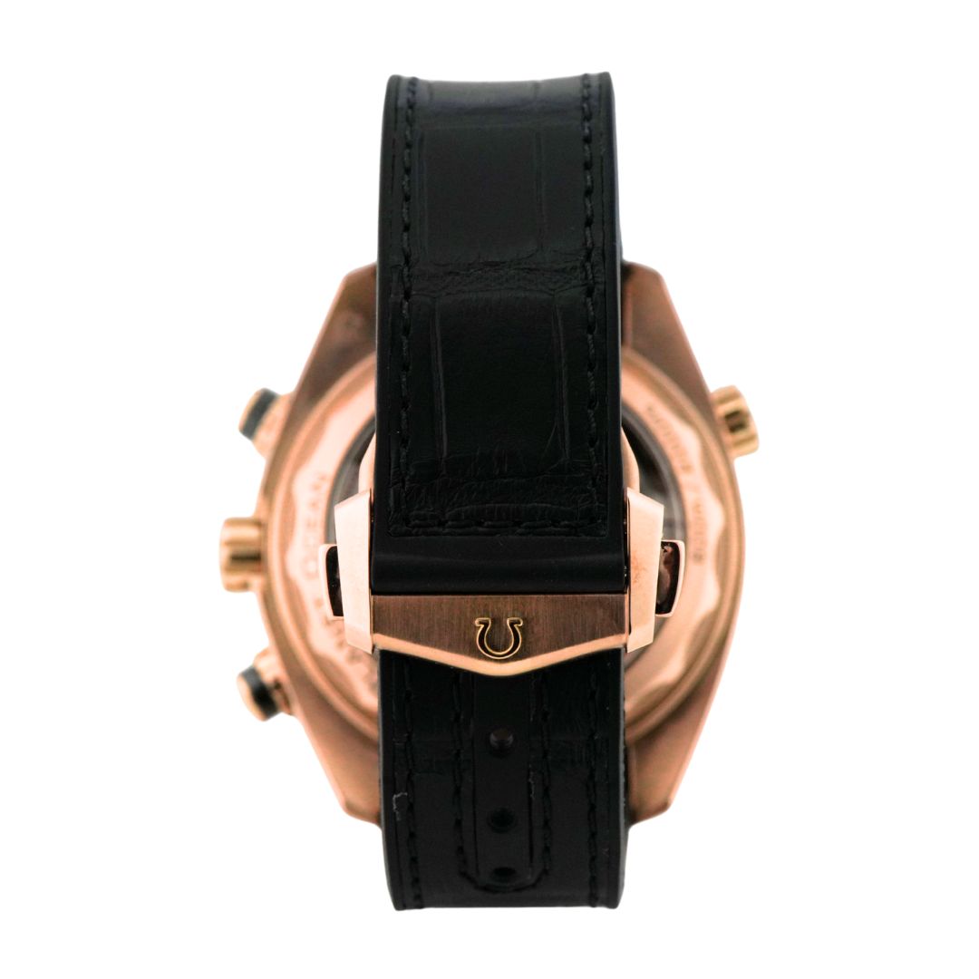 Omega Seamaster Planet Ocean 18K Rose Gold Black Dial 600M