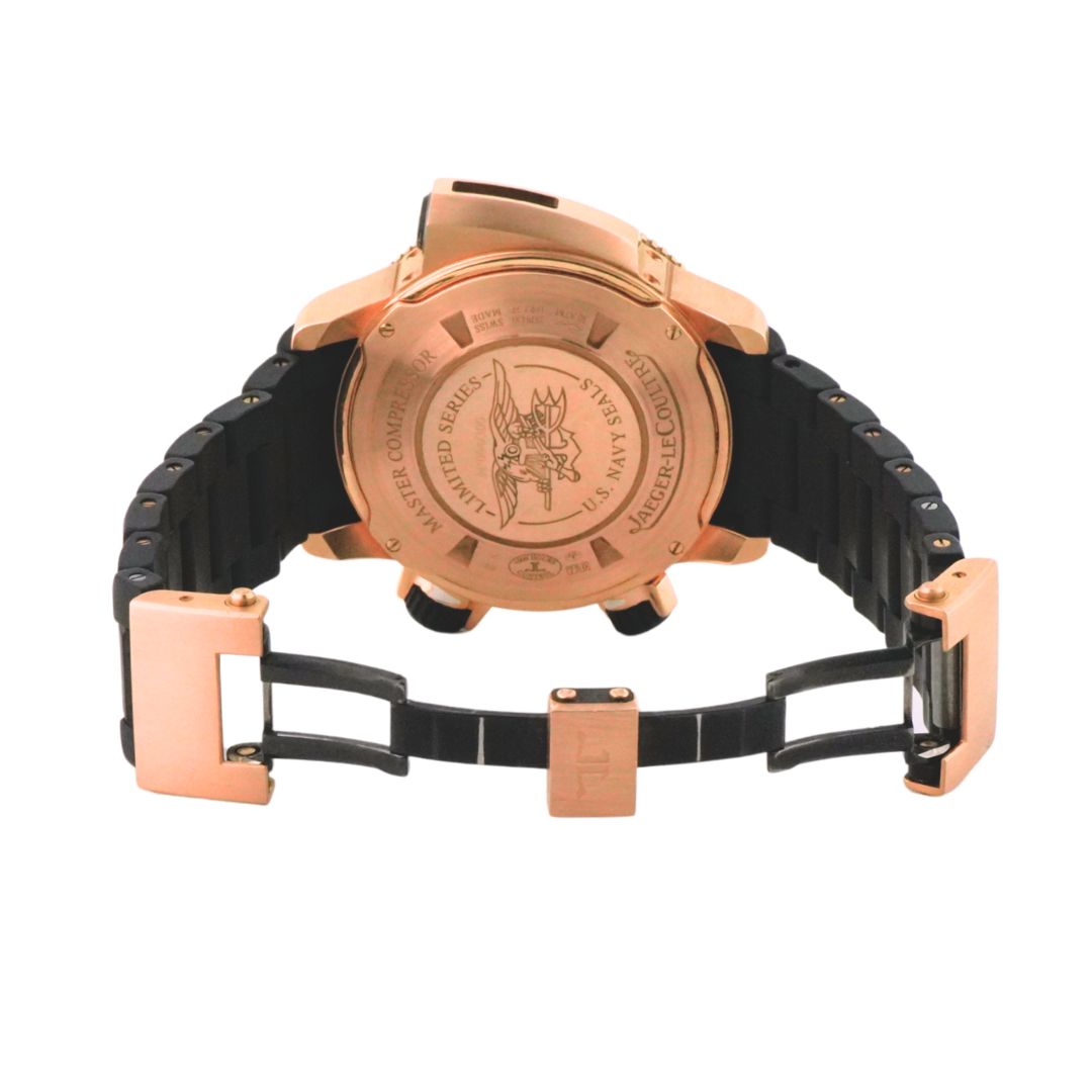 Jaeger-LeCoultre Master Compressor Diving Pro 18K Rose Gold Navy SEALS Q1852670. - Image 8