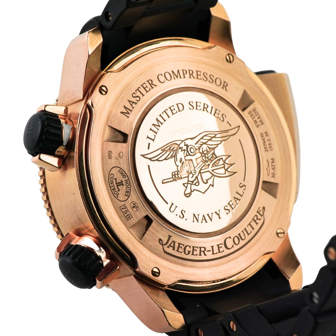 Jaeger-LeCoultre Master Compressor Diving Pro 18K Rose Gold Navy SEALS Q1852670. - Image 9