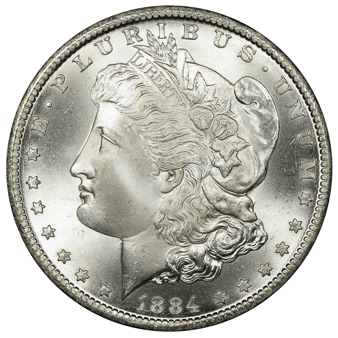 1884-CC $1 Morgan Dollar Rare Coin PCGS MS67+ CAC