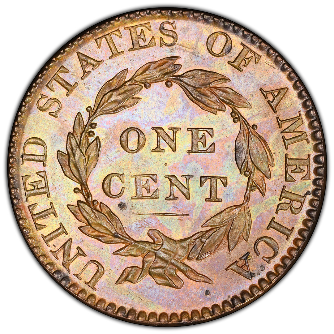 1822 1C Coronet Head PCGS PR63BN Cent Newcomb 6