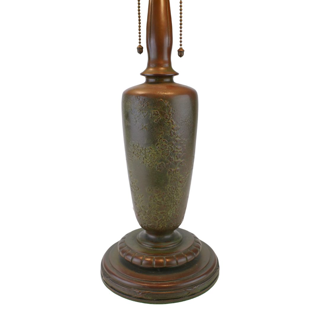 Handel Reverse Painted Birds of Paradise Table Lamp
