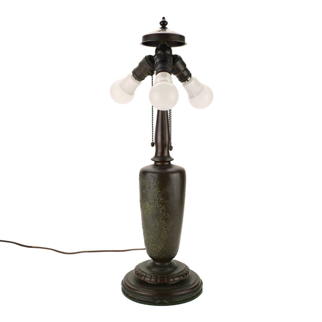 Handel Reverse Painted Birds of Paradise Table Lamp
