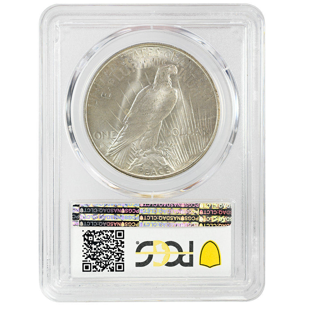 1935-S $1 Peace Dollar Rare Coin PCGS MS66+ CAC