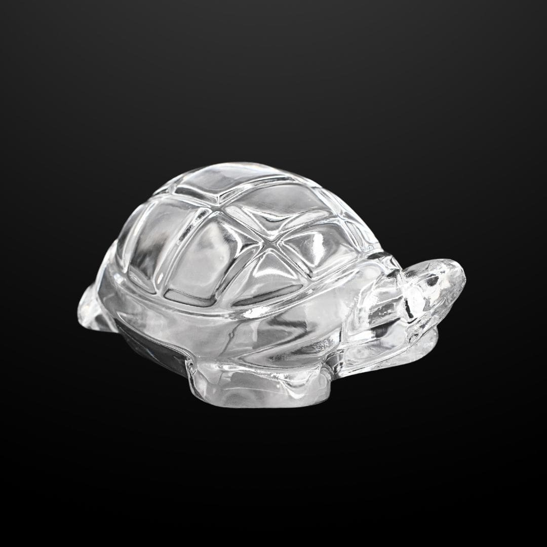 Baccarat Crystal Turtle Figurine French Art Glass