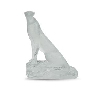 Lalique Tancrede Crystal Cheetah Figurine