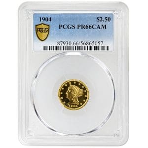 1904 $2.50 Liberty Head PCGS PR66CAM