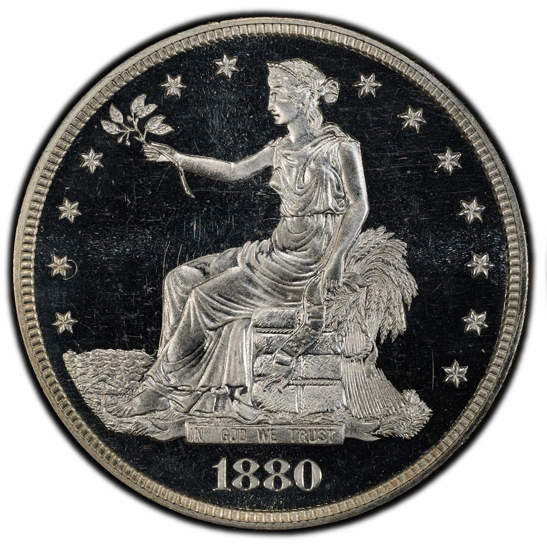 1880 T$1 Trade Dollar PCGS PR67DCAM - Tangible Investments