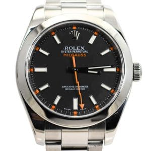 Men's Rolex Milgauss oyster perpetual stainless steel watch