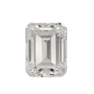 GIA Certified 2.25 Carat Emerald Cut Diamond H Color SI2