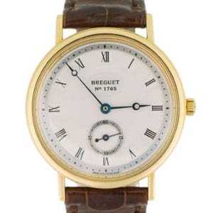 Breguet Classique 18K Yellow Gold Manual Wind Watch Ref 3910