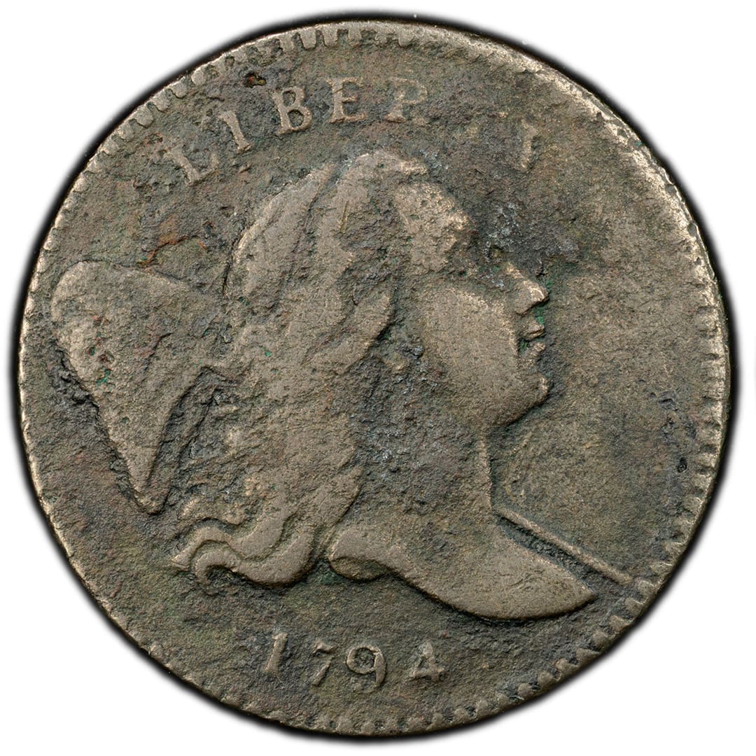 1794 Liberty Cap Half Cent, Large Head, PCGS BN