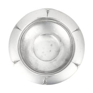 Antique Sterling Silver Art Nouveau Foliate Serving Bowl