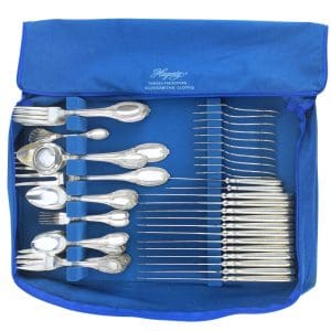 Buccellati Empire Sterling Silver Flatware Service 83 Pieces