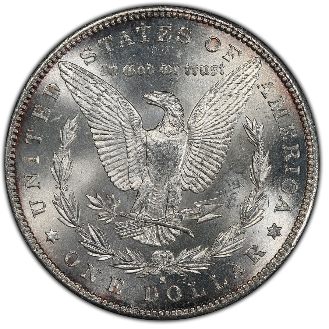 1888 S Morgan Silver Dollar PCGS MS65 - Image 3