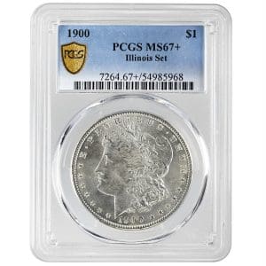 1900 $1 Morgan Dollar PCGS MS67+