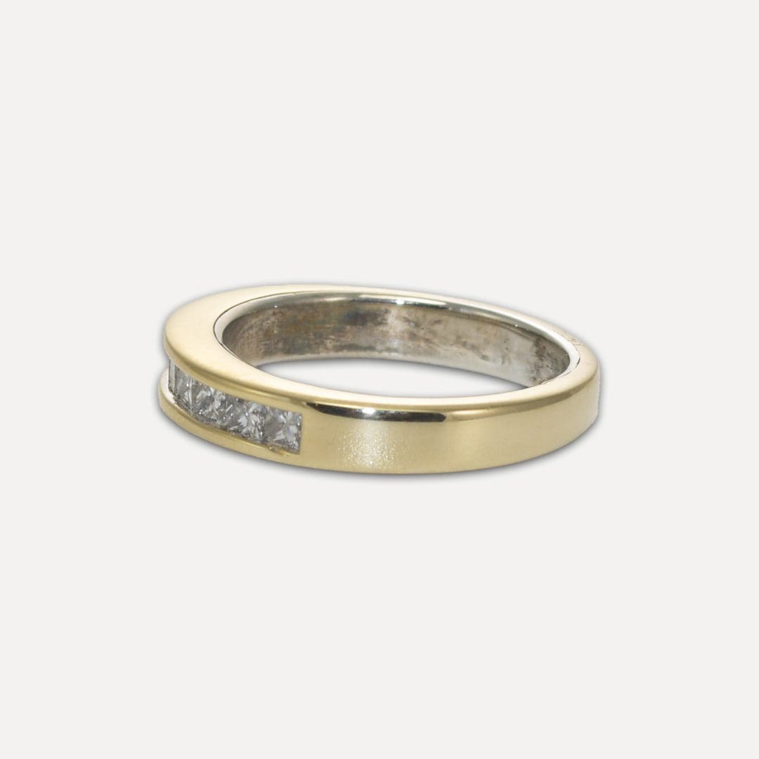 14K Yellow Gold Diamond Band 1.00ct - Image 4
