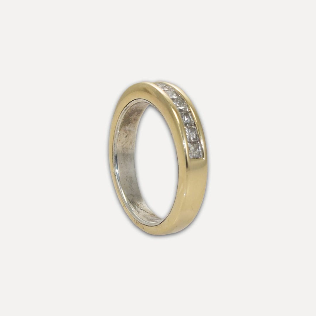 14K Yellow Gold Diamond Band 1.00ct - Image 5