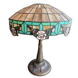 Original American Leaded Lamp Circa 1900-1915