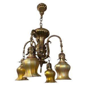 Original Quezel Shade Chandelier