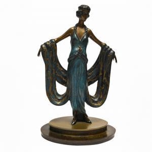 Erte Gala Bronze Statue