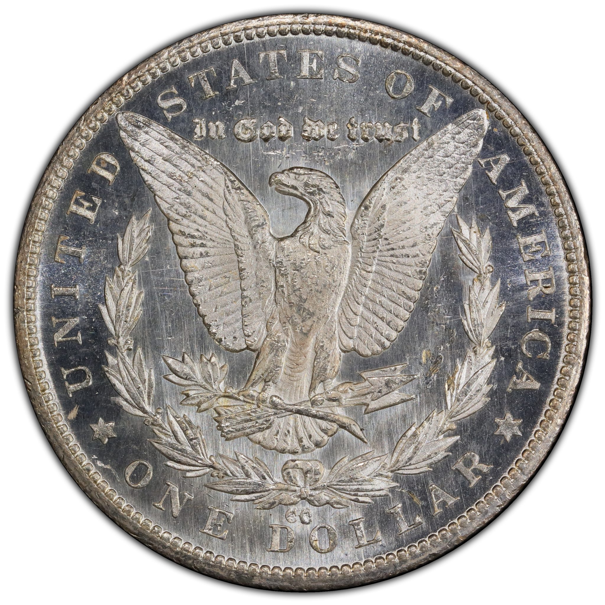 1879-CC $1 Capped Die, PCGS MS64DMPL, Morgan Dollar