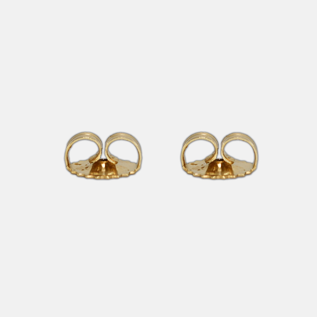 14K Yellow Gold Diamond J Curve Earrings 1.50 ct - Image 5