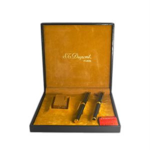 S.T. Dupont Lighter & Pen Set with Box and Papers