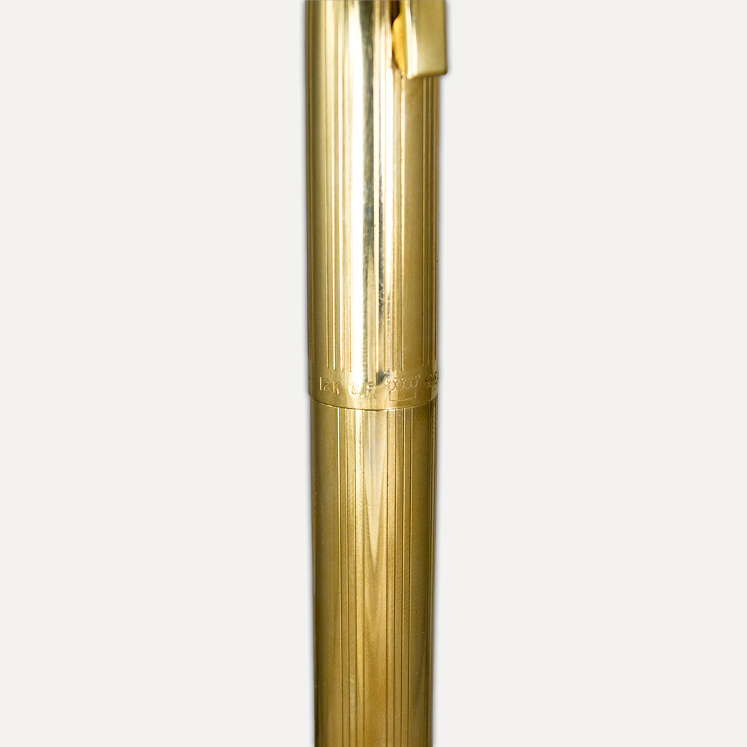 SHEAFFER 万年筆 14K 585 USA <No.302> 14K Gold Nib Sheaffer Gold Filled Fountain Pen, 585 Gold Nib