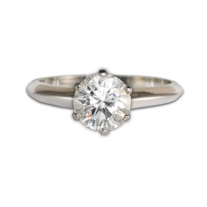 Platinum Tiffany & Co. Diamond Ring