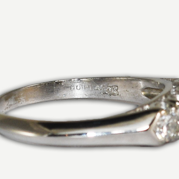 Platinum Diamond Ring 0.50 ct - Image 6