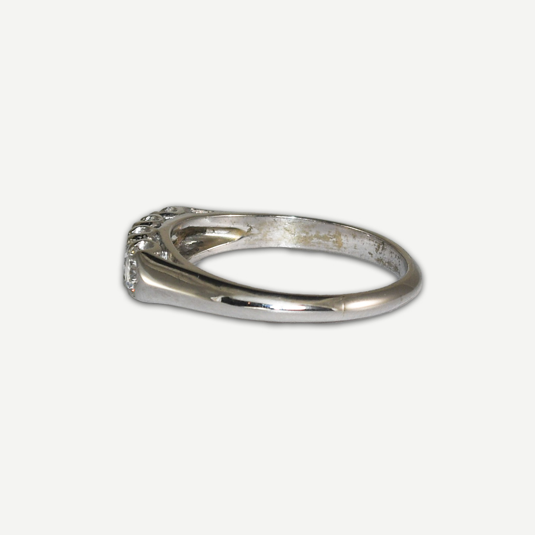 Platinum Diamond Ring 0.50 ct - Image 5
