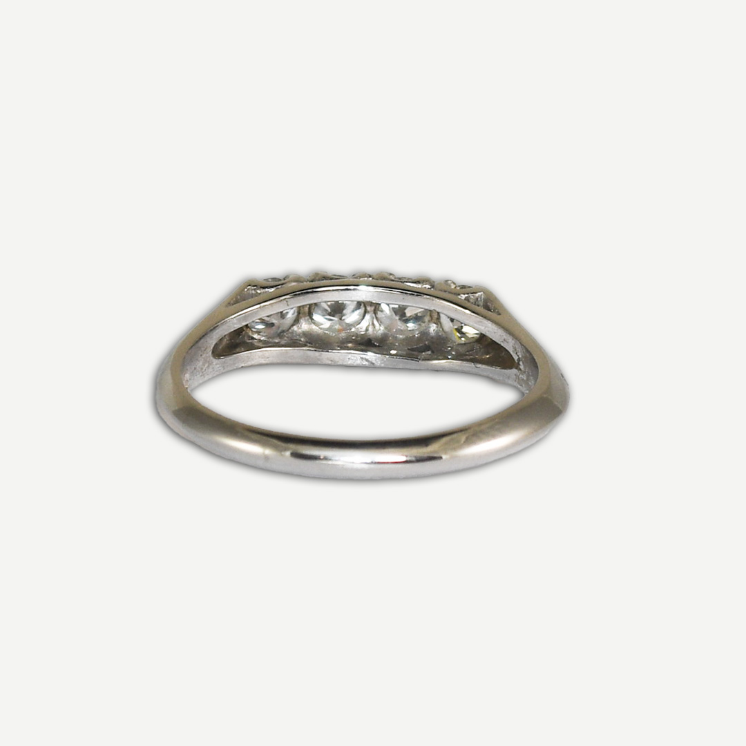 Platinum Diamond Ring 0.50 ct - Image 4