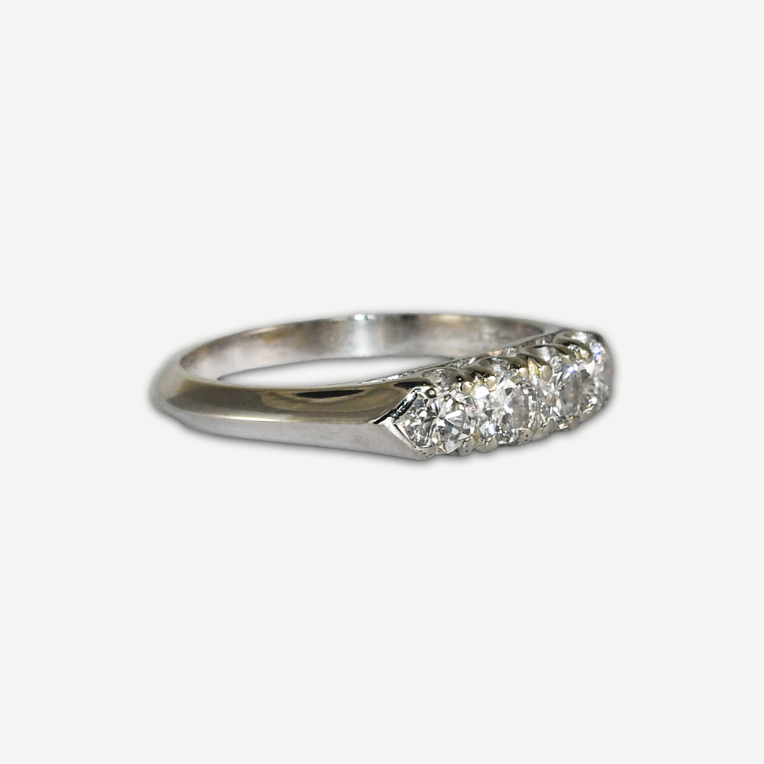 Platinum Diamond Ring 0.50 ct - Image 2