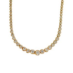 Diamond Necklace in 14K Yellow Gold