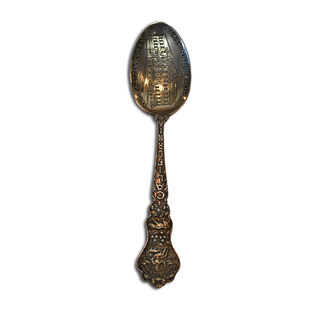 Set of (2) Sterling Silver California Souvenir Spoons 37.8 grams - Image 3