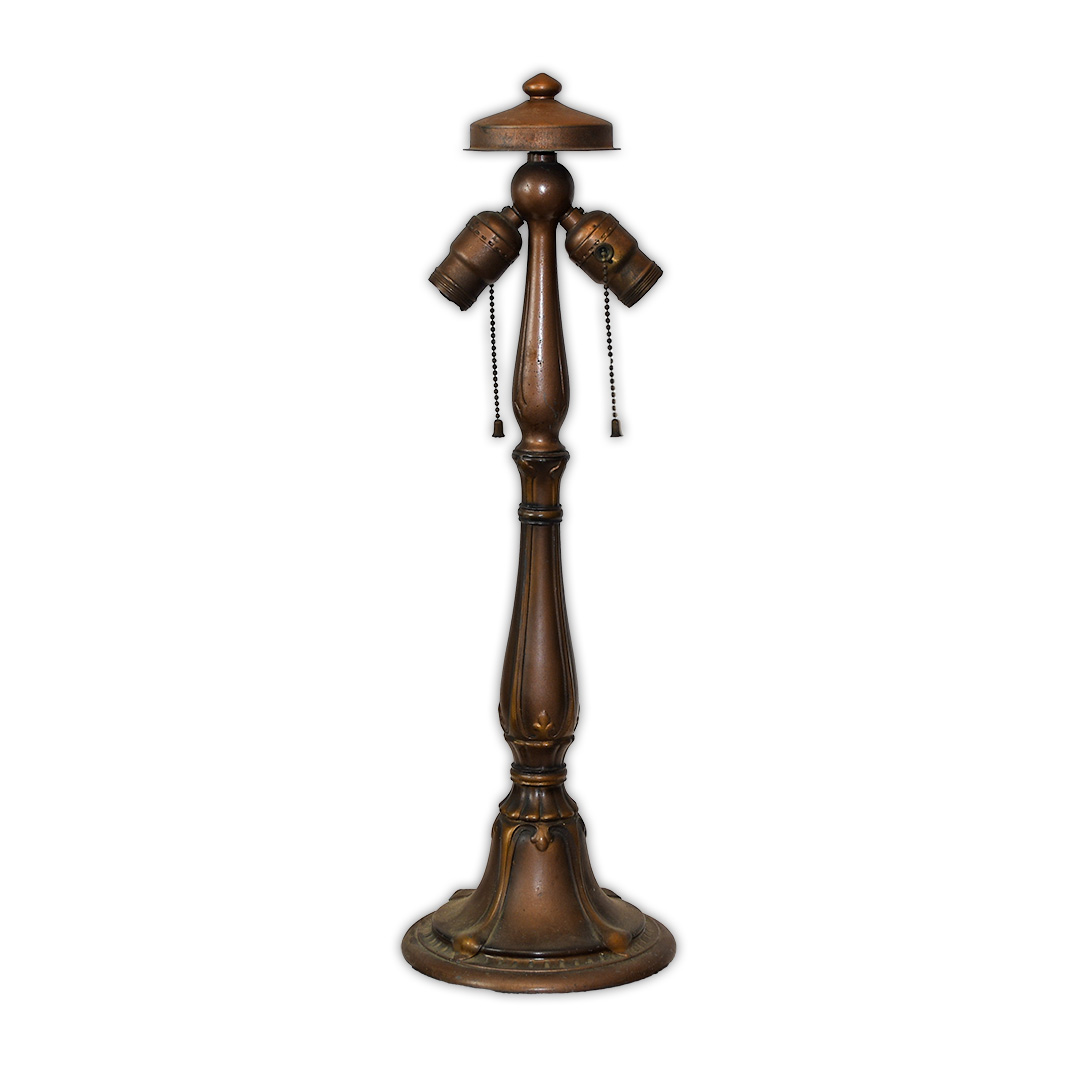 Original Antique Handel Style Table Lamp Circa 1920 - Image 6