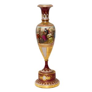 Vintage Austrian Painted Vase