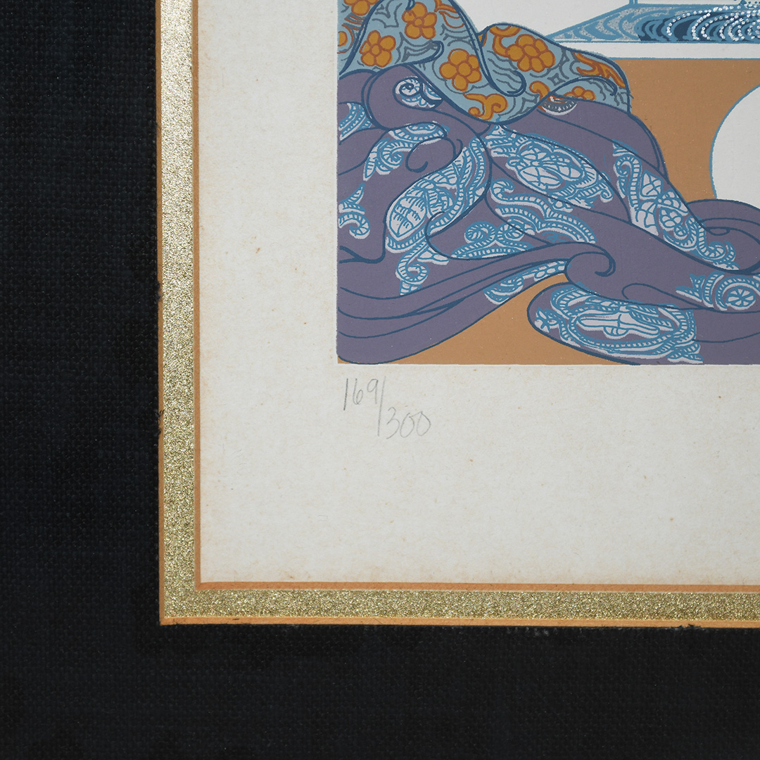 Bath of Marquise by Erte (Signed) - Image 3