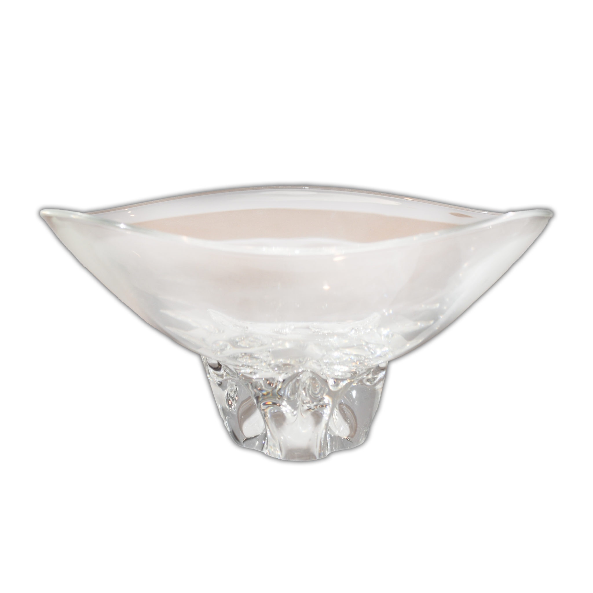 スチューベン プラム ブロッサム クリスタル ボウル steuben glass Steuben Glass Bowl (Signed) - Tangible Investments