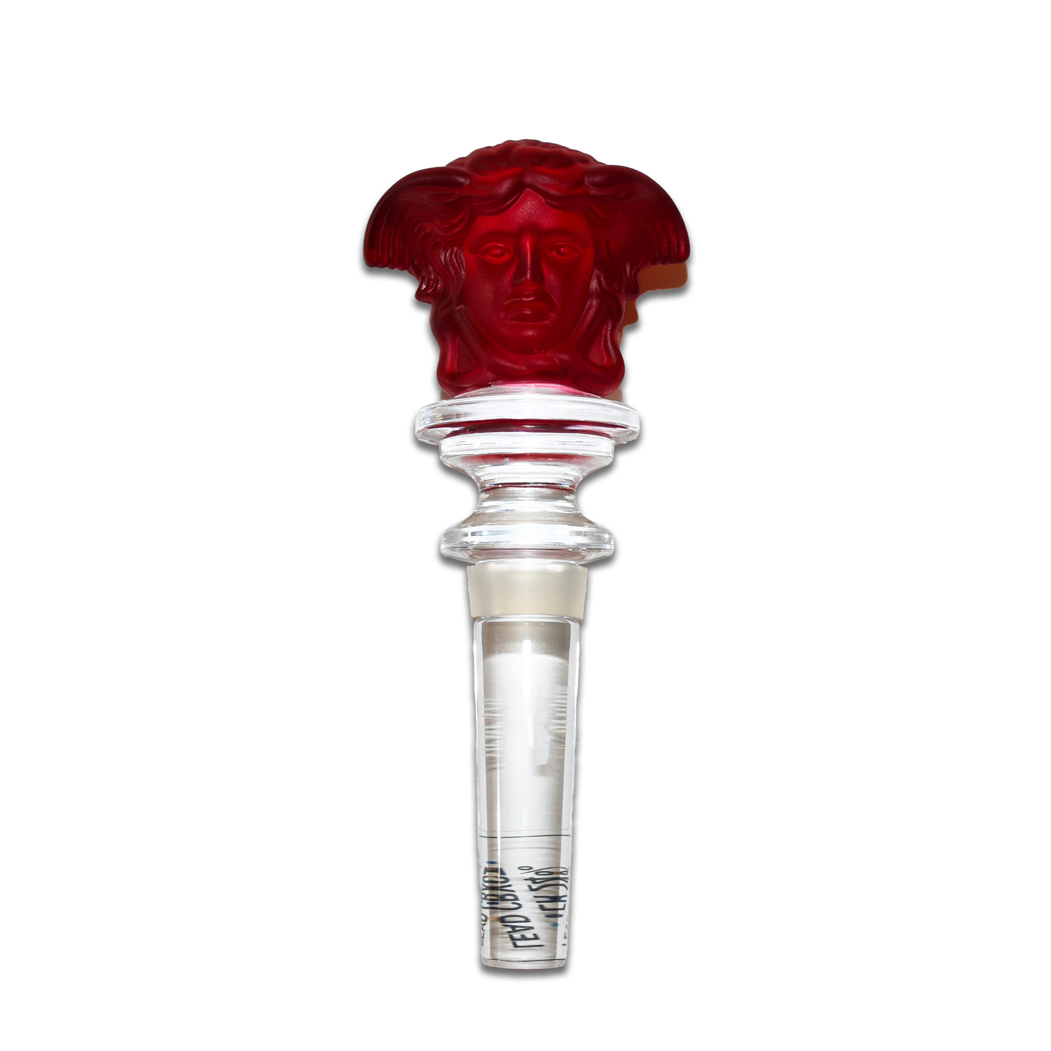 ヴェルサーチ メデューサ ローゼンタール ワインストッパー クリスタル VERSACE Medusa Rosenthal Wine Bottle Stopper Clear Green