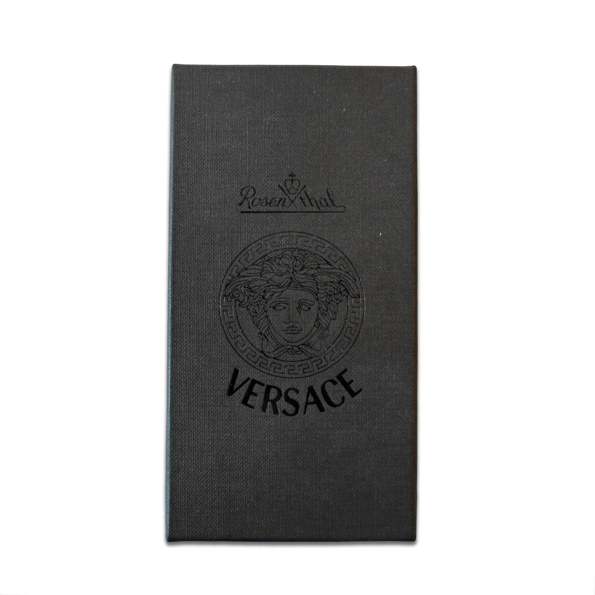 Rosenthal Versace Medusa Purple Frosted Crystal Wine Bottle