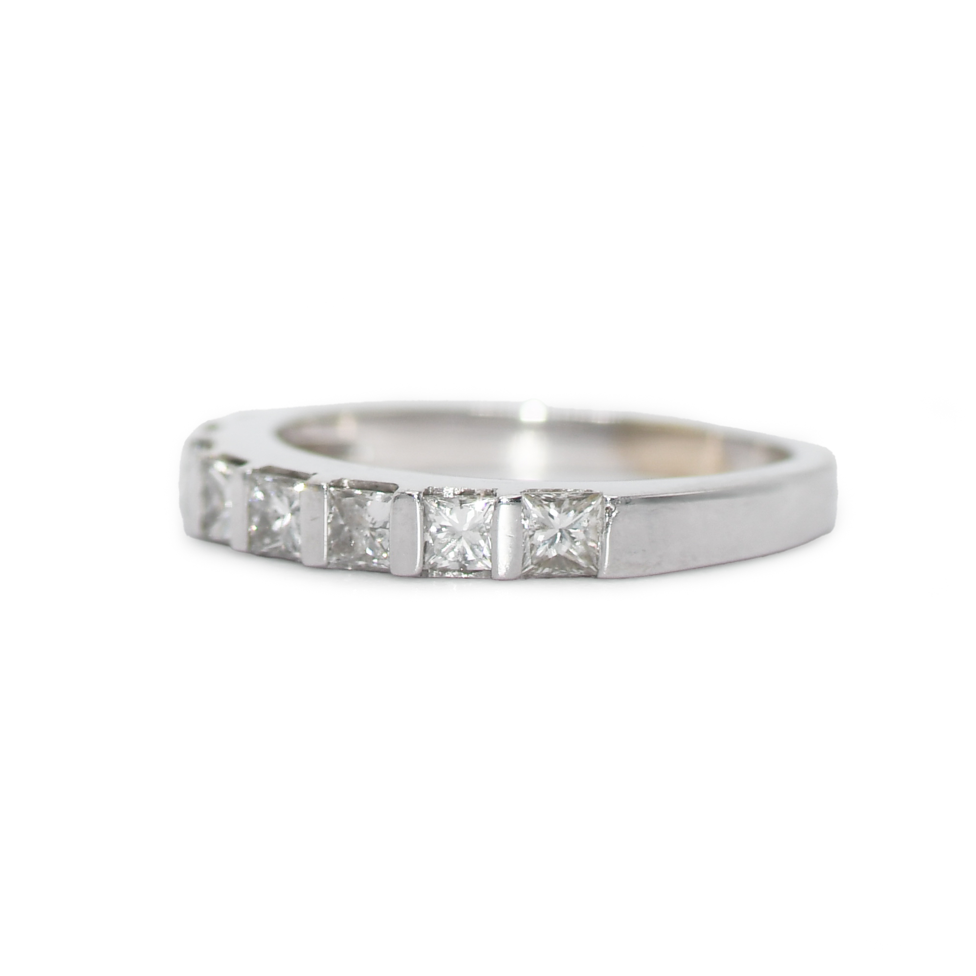 14K White Gold Diamond Band Ring 0.50tdw, 3.3g - Image 6