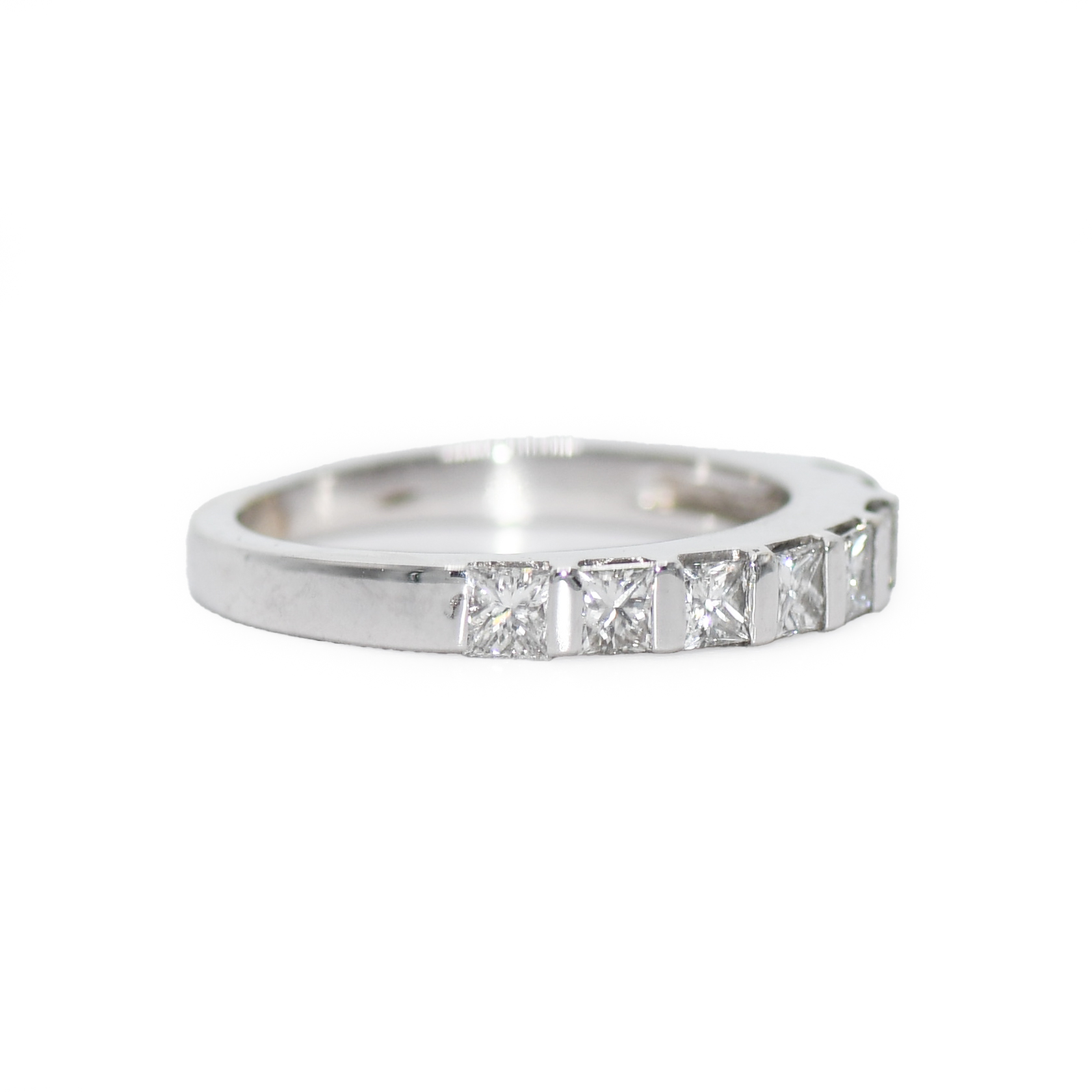 14K White Gold Diamond Band Ring 0.50tdw, 3.3g - Image 2